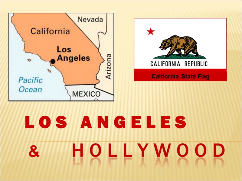 California State Flag & L O S   A N G E L